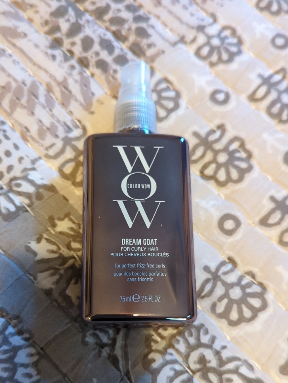 Color Wow Dream Coat Heat Protectant Spray for Curly Hair - Brown